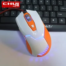CHYI Проводная игровая компьютерная мышь, геймерские Мыши Mause для ноутбука, ПК, 1600 dpi, регулируемый проводной оптический светодиодный usb-кабель для компьютера