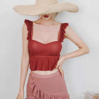 

Tankini Women Swimsuit Woman Two Piece Swimwear Swimsuits For Girl Bikini New 2020 Female Cartoon Spandex Swimsuit For Girls