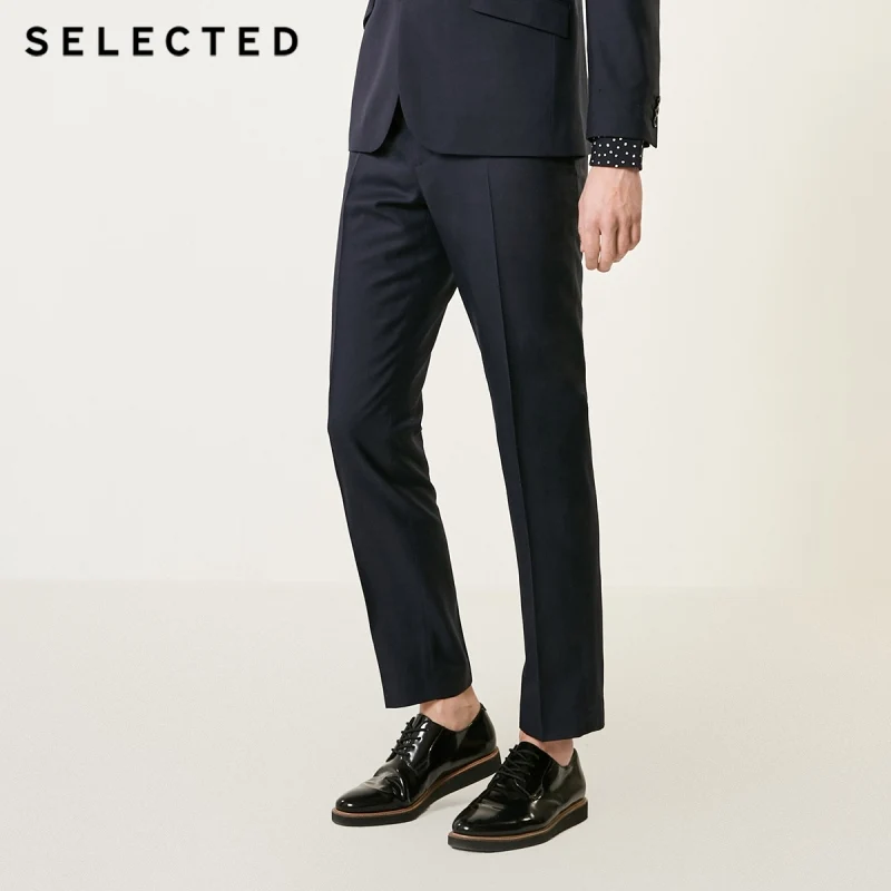 

SELECTED Men's Slim Fit Wool-blend Suit Pants T|41916B506