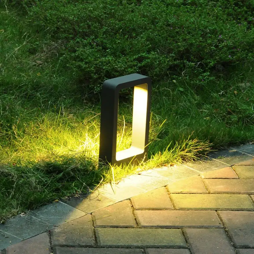 IP68 Outdoor 15W Led Garden Light Modern Aluminum Led Lawn Lamps Landscape Spotlight for Garden Yard AC85-265V DC12V