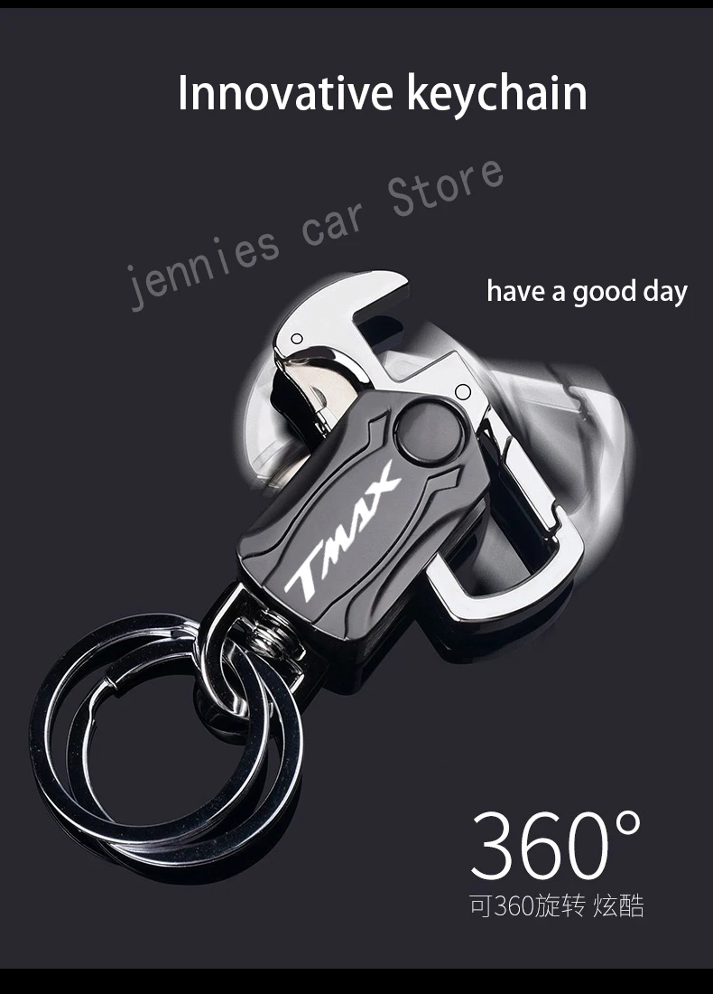 For Yamaha T MAX 530 2012-2015 Tmax 500 T-MAX 560 tmax560 2020 Motorcycle Alloy Keyring Multifunction Key Ring Key Chain trinket