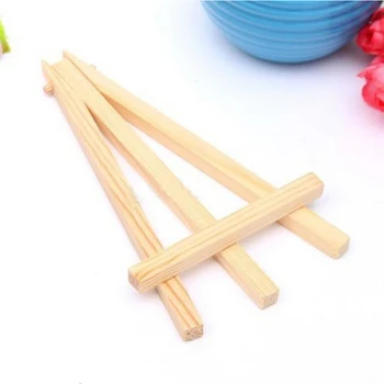

1 PCS Mini Artist Wooden Easel Wood Wedding Table Card Stand Display Holder For Party Decoration 15*8cm Triange Easel