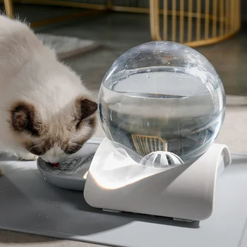 

Animal Dog Cat Feeders Water Dispenser Fountain Bottle Set Plastic Automatic Pet Feeding Drinker Water Bowl Pet Supplies