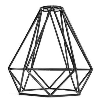 

Creative Iron Wire Cage Hanging Lamp Shade Pendant Light Chandelier Lampshade For Hotels KTV Restaurant