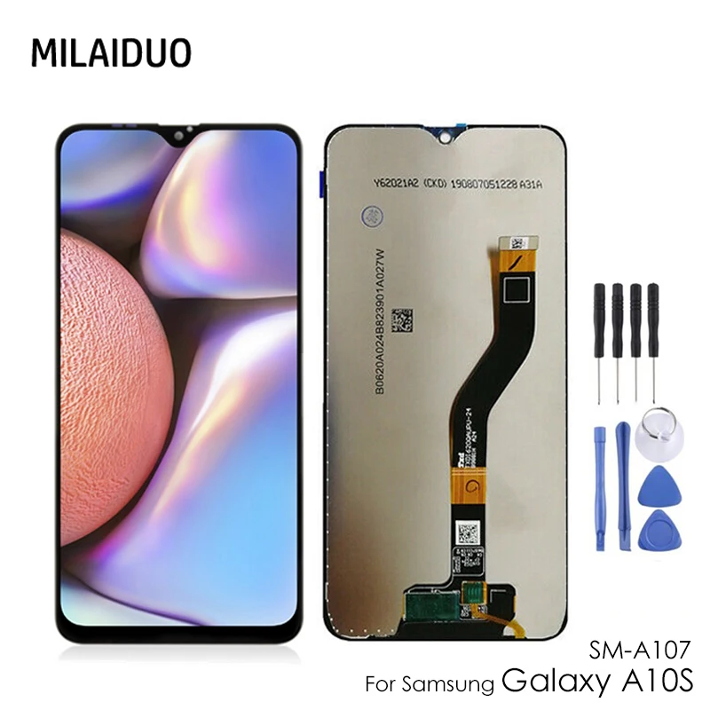 

LCD Display For Samsung A10s A107FD A107M 6.2'' LCD For Samsung Galaxy A107/DS A107F Touch Screen Digitizer Assembly Replacement