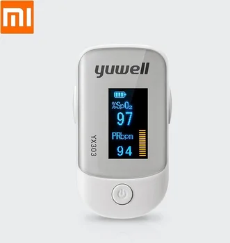 

New For Xiaomi Yuwell Oximeter Digital Fingertip Pulse Care with OLED Screen Pulse monitor High-speed Sensor Auto Power Off