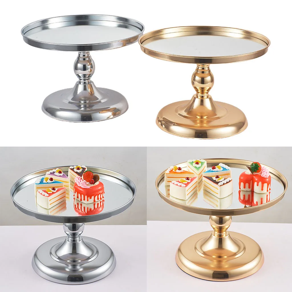Round Cake Stand Wedding Dessert Cupcake Party Foods Snacks Display Holder - 8 Inches