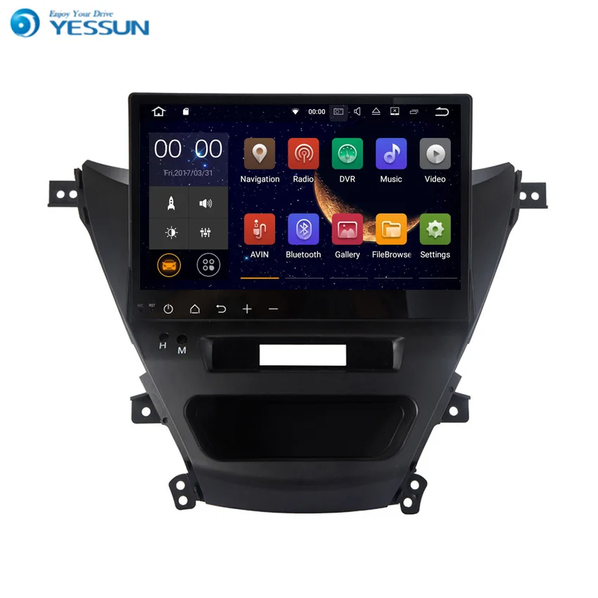 Yessun для HYUNDAI ELANTRA 2012 Android 6 0 мультимедийный плеер система автомобильное радио