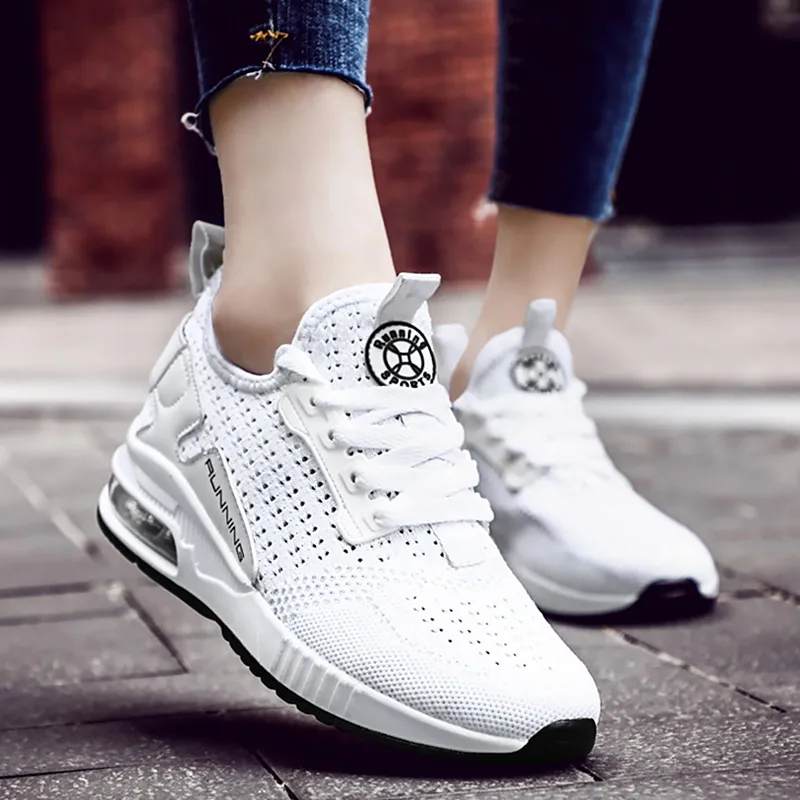 

Men's Sneaker Plus Size 45 Air Mesh Breathable Unisex Sneakers Man Lace Up Shallow Solid Casual Shoes Boys