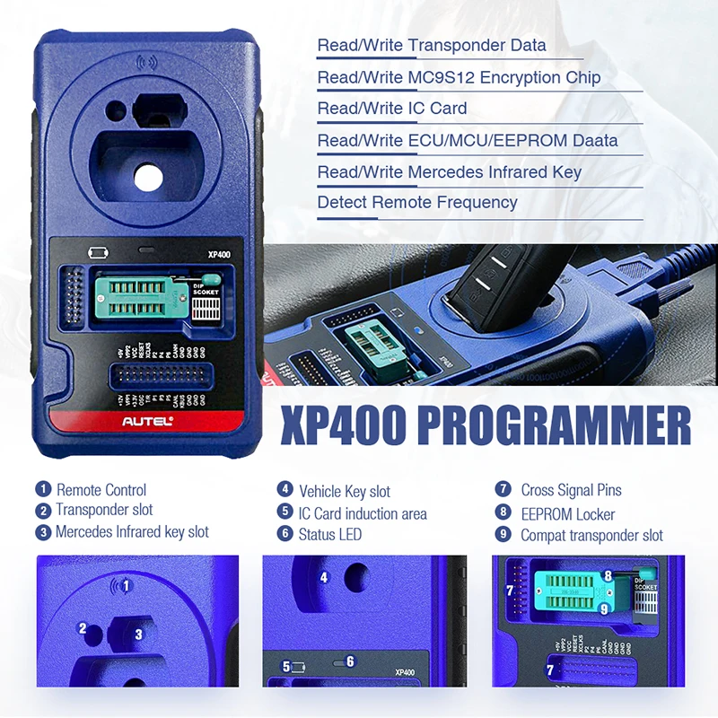 Autel IM608 XP400 ключевой программатор автомобильный диагностический инструмент MaxiFlash
