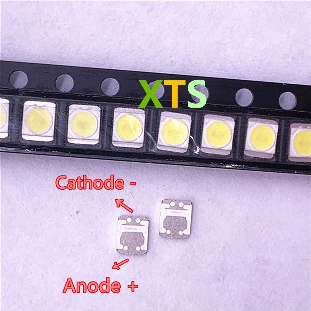 

100PCS/Lot Original For LG 3528 2835 3V SMD LED Beads 1W Innotek Cold White 100LM For TV/LCD Backlight Cool white LED