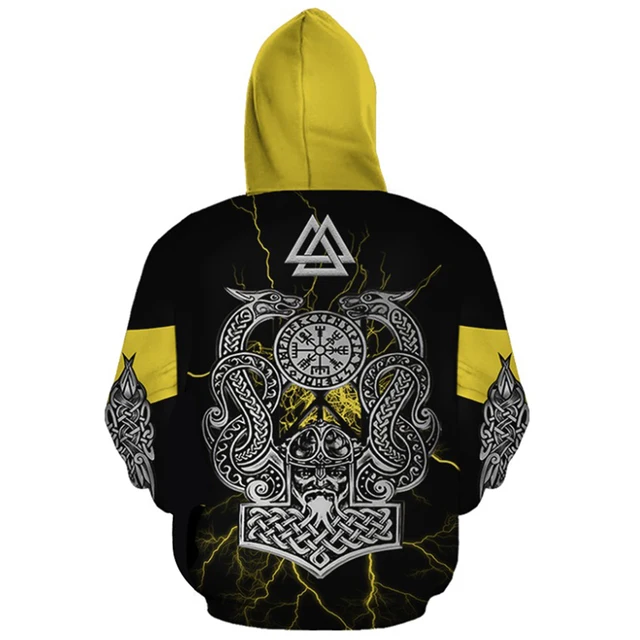 Viking Armor Tattoo 3D Printed Hoodie - Image 6