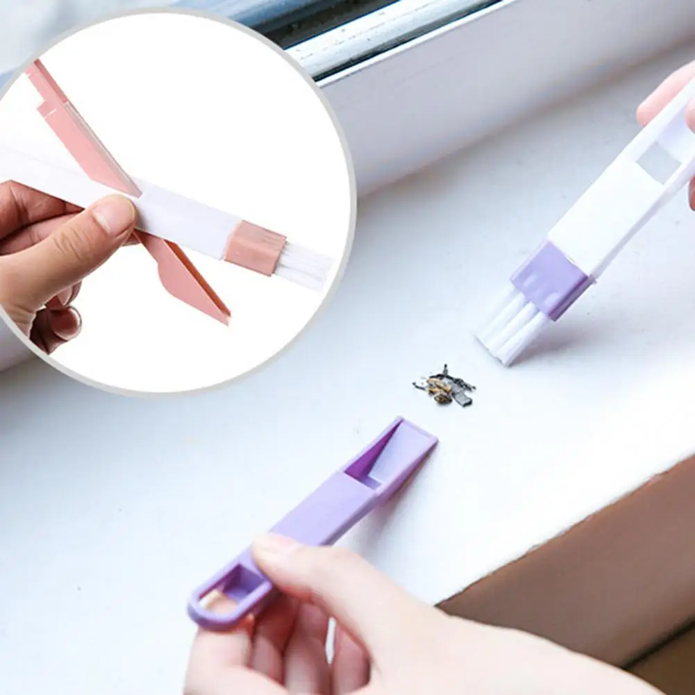 

Multipurpose Computer Window Grooves Gaps Dust Door Keyboard Brush Cleaner Window Track Cleaning Tool
