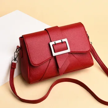 

2019 Bag for Women Shoulder Bags Small Simple Design Female Crossbody Bag Soft PU Leather Flap Bag Messenger Bags Sac Femme