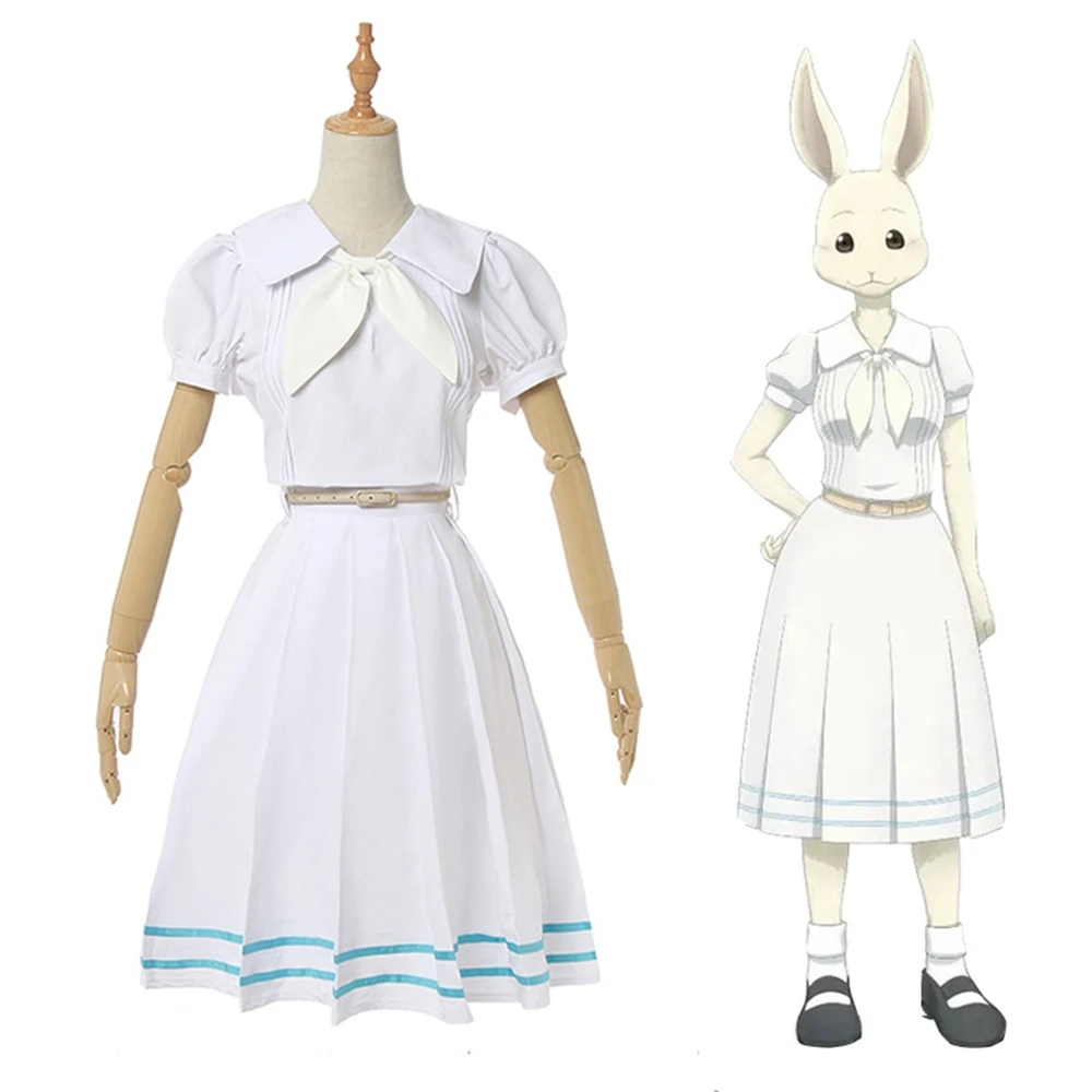 Anime-Beastars-Haru-Cosplay-Costume-Lolita-Haru-Dress-Skirt-Women-School-Uniform-White-Rabbit-Girls-Japanese (2)