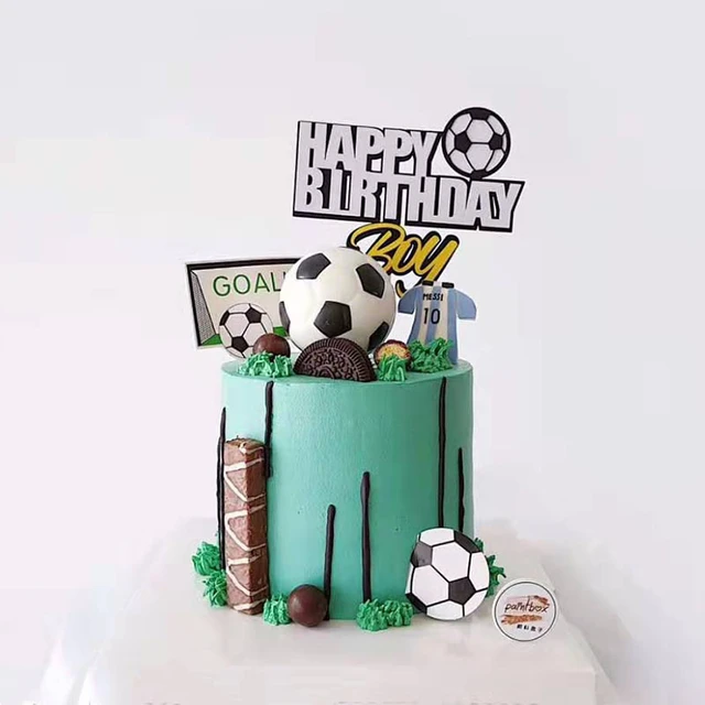 1 Conjunto De Futebol Jogo Bolo Topper Crianças Futebol Festa De Aniversário  Cupcake Topper Diy Cozimento Bolo Festa Decoração Abastecimento Crianças  Presente Favor - Utensílios Para Decoração De Bolo - AliExpress