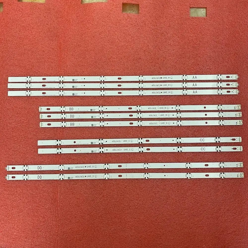 Striscia Di Retroilluminazione A Led Per Lg 60Uj630Y 60Uj6300 60Uj6050 60Uj630V 60Uj634V Eav63673006 B B C D Nc600Dge Aafxc