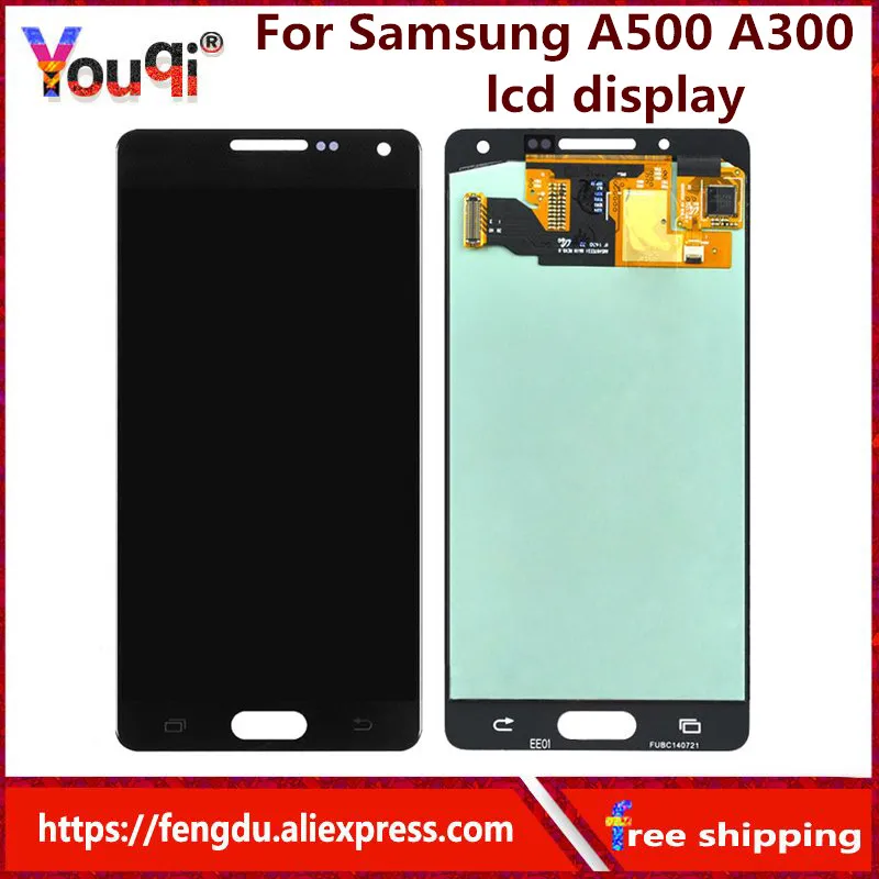 

SUPER AMOLED 5.2" display for SAMSUNG Galaxy A5 2015 LCD A500 A300F A500M SM-A300F Touch Screen Digitizer Display Replacement