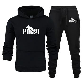 

Men's Suit Hoodies and Pants Tracksuit Men's Tracksuit Tracksuit Men's Suit 2020 Brand Sportswear Print Suit