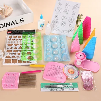 

19Pcs Paper Quilling Kit Handmade Paper Quilling Kit Tool Accessories DIY Paper Quilling Tools Set Paper Crafts Decoration Set