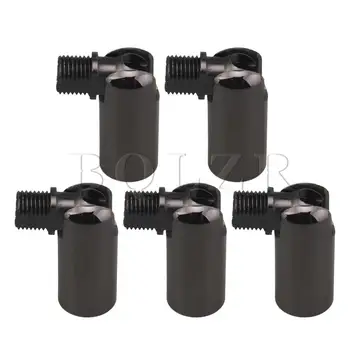 

BQLZR 5xM10 180 Degree Universal Joint for Wall Lamp Replace Parts Matte Black