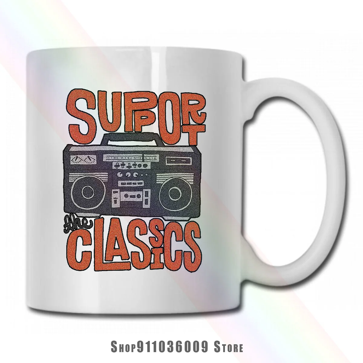 Radio Pop Art mug cup tazas | Дом и сад