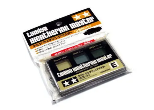 Набор Tamiya 87098 Weathering Master E(эффект drybrint желтый, серый, зеленый