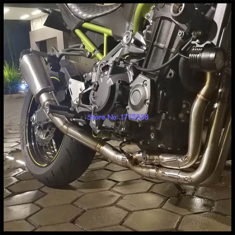 Глушитель выхлопной трубы PHULEOVEO Z900 передняя звеньевая труба для мотоцикла