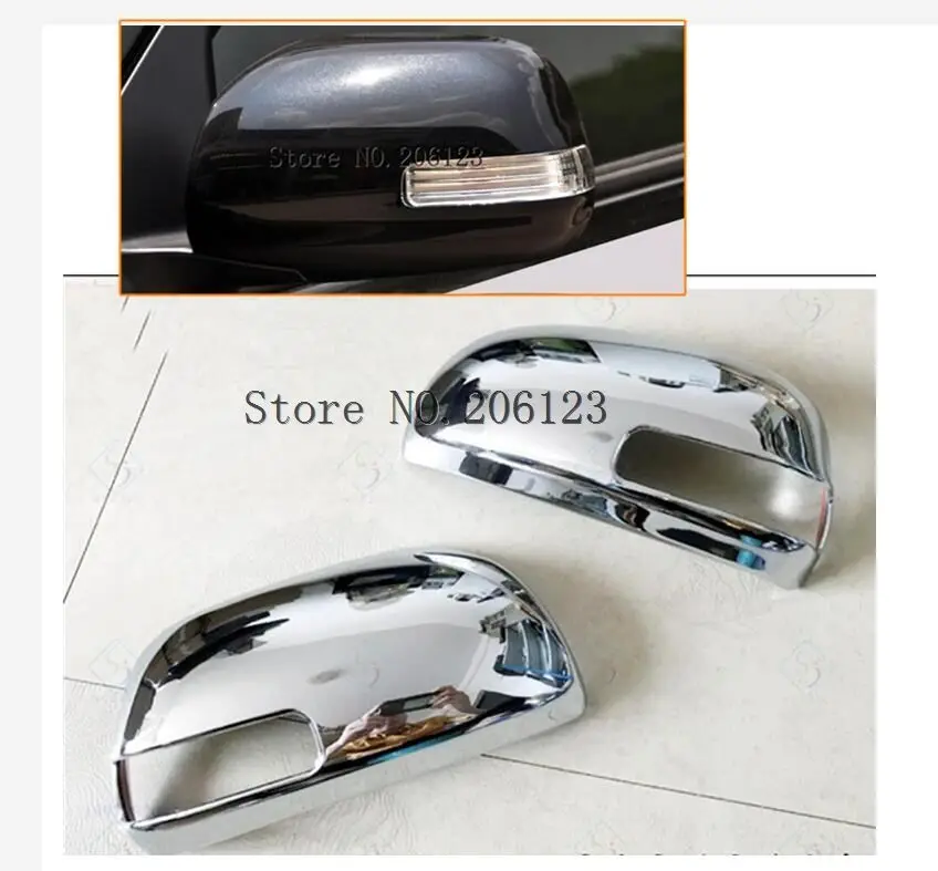 Для Toyota RAV4 2009-2011 2012 2013 дверь боковое крыло зеркало хромированная крышка заднего