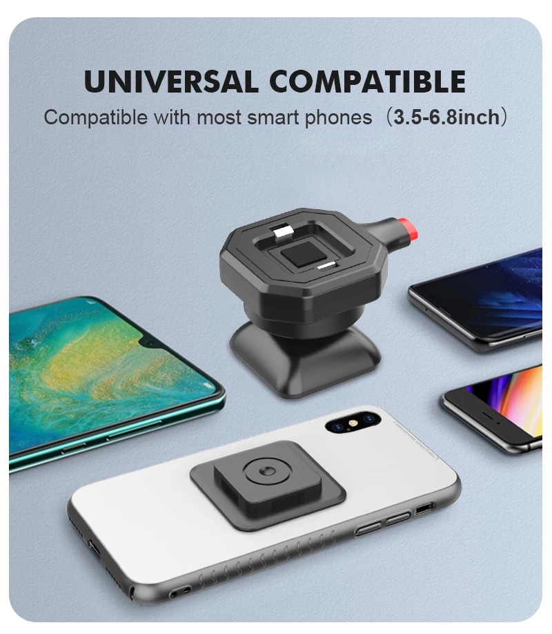 iphone charging stand Universal Car Phone Holder Quick Lock Mobile Phone Stand Mount for iPhone Samsung Xiaomi Car Dashboard Smartphone GPS Bracket cell phone stand holder