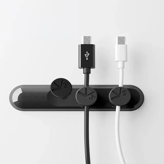 Baseus MagTidy Mini - Magnetic PVC Cable Clips with Winding Function 3