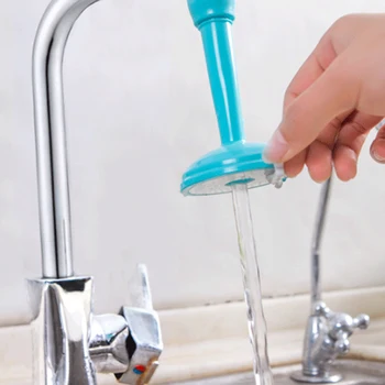 

360 Degree Adjustable Tap Nozzle Dual Water Spouts Water Saving Shower Head Kitchen Faucet Accessories
