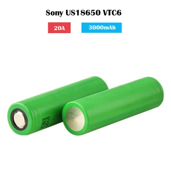 

Original 20A US18650VTC6 Rechargeable Li-ion 18650 Battery 3000mAh 3.6v