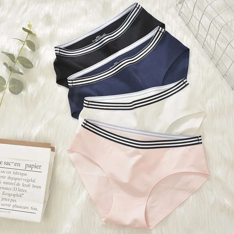 

WOMEN'S Panties Women's Mid-rise Pants Head Seemless Shorts Japanese-style Trunks Large Size Underpants Briefs