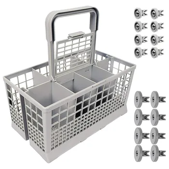 

Dishwasher Cutlery Basket Silverware Storage Box Tableware Dry Holder Universal Dishwasher Part Cutlery Replacement Basket