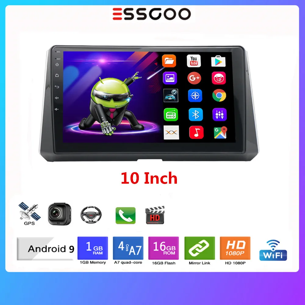 

ESSGOO 2 din Car Radio For Toyota Corolla 2019 2020 Autoradio Android 9.1 Auto GPS Navigation Multimedia Video Player Bluetooth