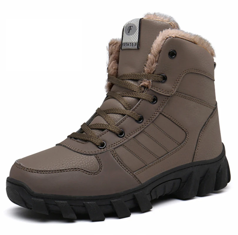 

Unisex Winter Trekking Backpacking Snow Boots Water Resistant Shoes Anti-Slip Fully Fur Lined Casual Lightweight Hiking Boot