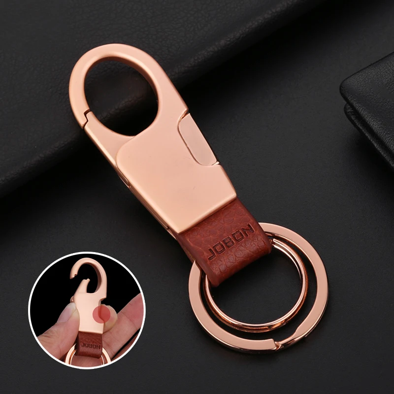 Car Keychain Men's Waist Hanging Simple Side Press Keychain Accessories