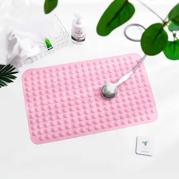 

Bathroom Mat Massage Pad Toilet Sanitary Interval Water Floor Mat Bathroom Carpet Pvc Environmental Design Non-slip Sucker Mat L