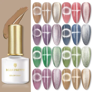 

BORN PRETTY 6ml/ 10ml Magnetic Gel Nail Polish Jelly Cat Eye Gel Semi-transparent Soak Off UV Gel Varnish Snowlight Magnetic Gel