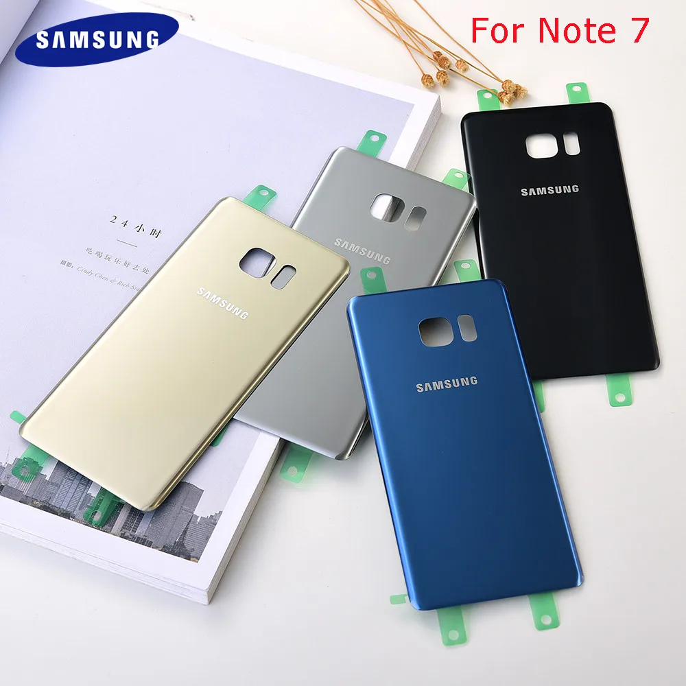 Новый чехол для Samsung Galaxy Note7 note FE 7 N930 N930F N935 Задняя стеклянная дверь Чехол Note Fan Edition