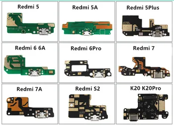 

New Charging Port Flex for Xiaomi Redmi 5 Plus 5A 6 Pro 6A 7 7A S2 K20 Pro USB Dock Jack Plug Socket Port Connector Charge Board