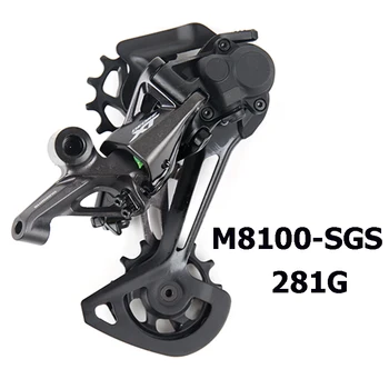 

SHIMANO DEORE XT RD-M8100/RD-M8120 Rear Derailleur 1x12/2x12 Speed Shadow RD+ MTB Bicycle Derailleur SGS Long Cage