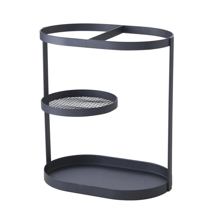 Metal Umbrella Bucket Shelf Umbrella Stand Holder Rack Home Barrel Storage JS23
