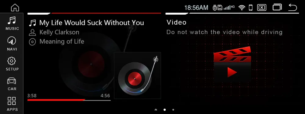Excellent 10.25" Six-Core Android 9 4G+32G  Car multimedia for BMW X5 E70 X6 E71 Bluetooth GPS Navigatio 22