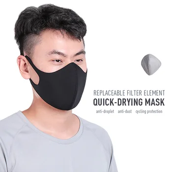 

Replaceable Filter Unisex Mask Winter Commuting Riding Masks Cycling Cold-proof Dustproof Breathable Anti-drop Masks