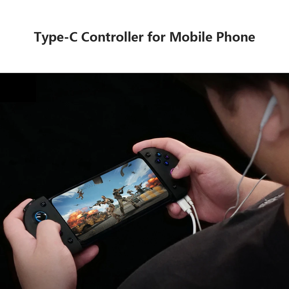 モバイル用の伸縮式ゲームコントローラー 6 68インチのandroid用のusb充電望遠鏡を備えたbluetoothアクセサリ ゲームパッド Aliexpress