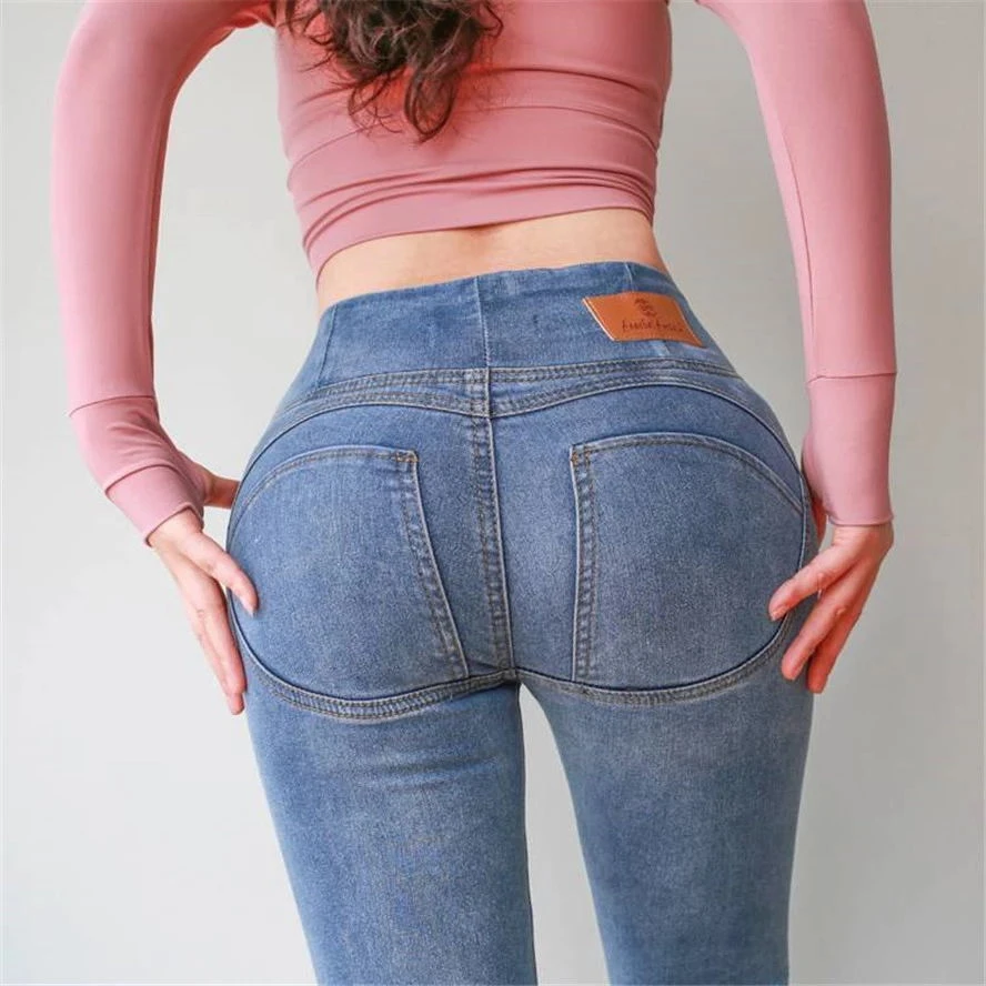 Woman Jeans Butt Push | Womens Skinny Push Jeans High | 2018 Women Push  Jeans Skinny - Jeans - Aliexpress