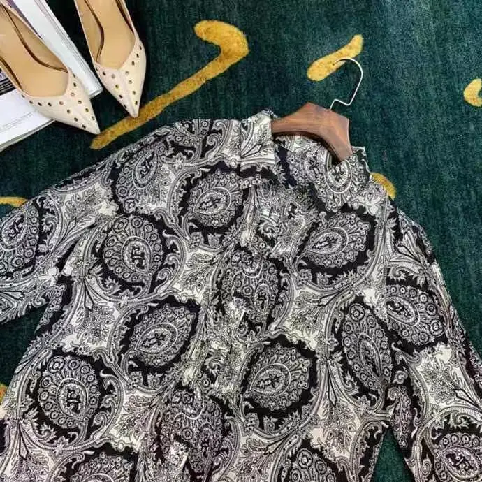 AH12279, модные женские блузки и рубашки,, Подиумные, Роскошные, известный бренд, Европейский дизайн, вечерние, стильная женская одежда