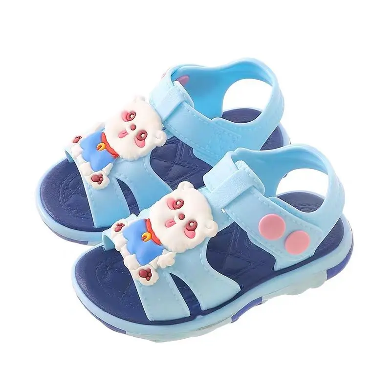 

Summer Boys and Girls Sandals Children's Sandals and Slippers Female Baby Shoes Non-slip Soft Plastic Cartoon Waterproof